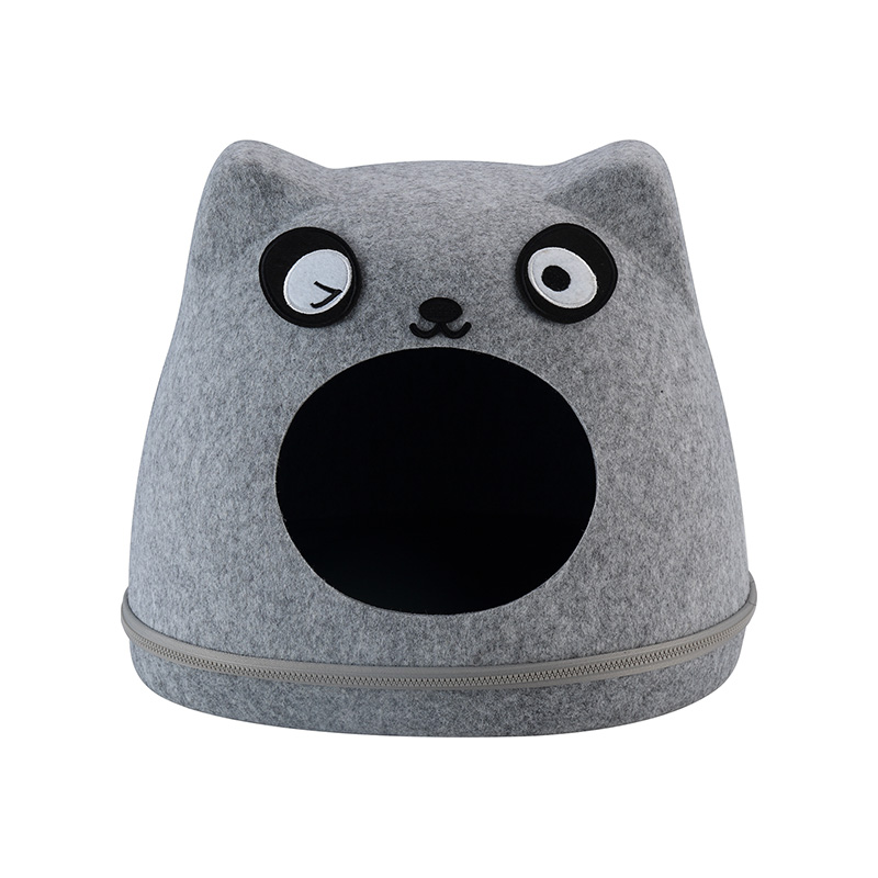 Cat Head and Nose Felt Nest