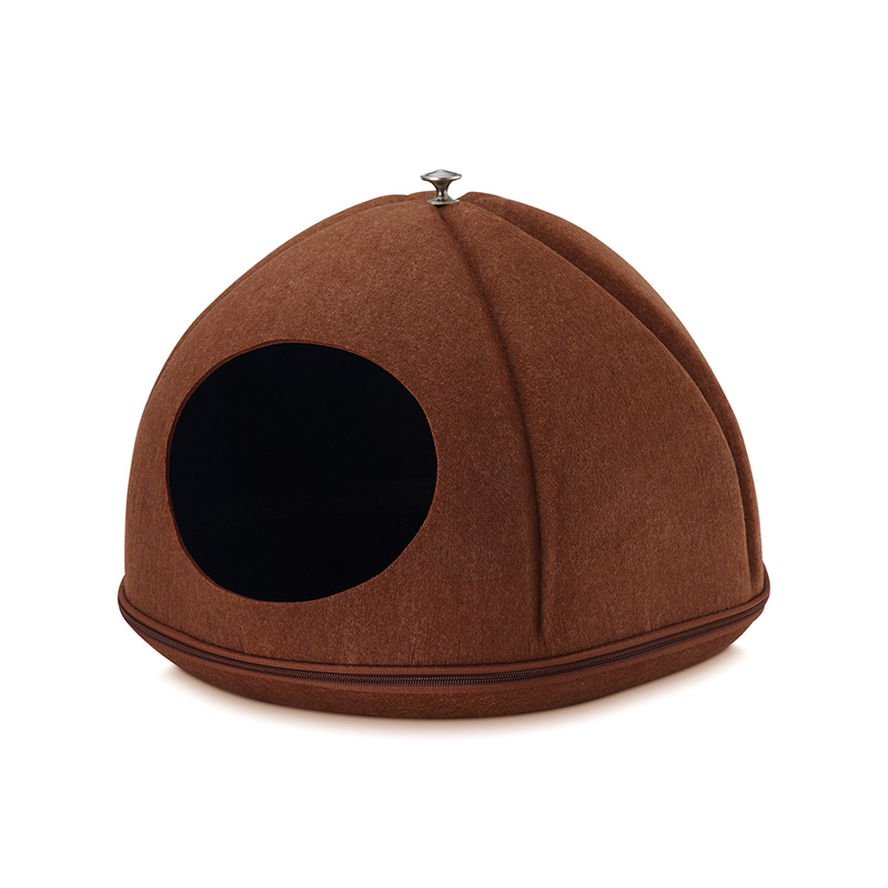 Small Pumpkin Felt Nest