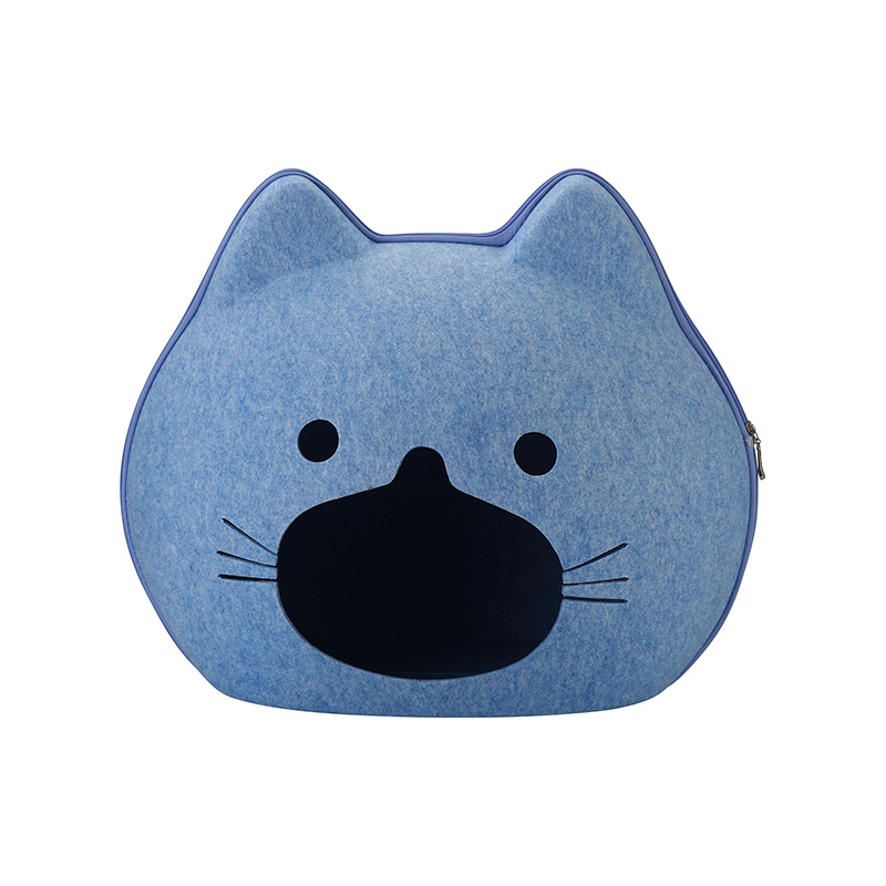 Space Cat Eye Opening Felt Nest
