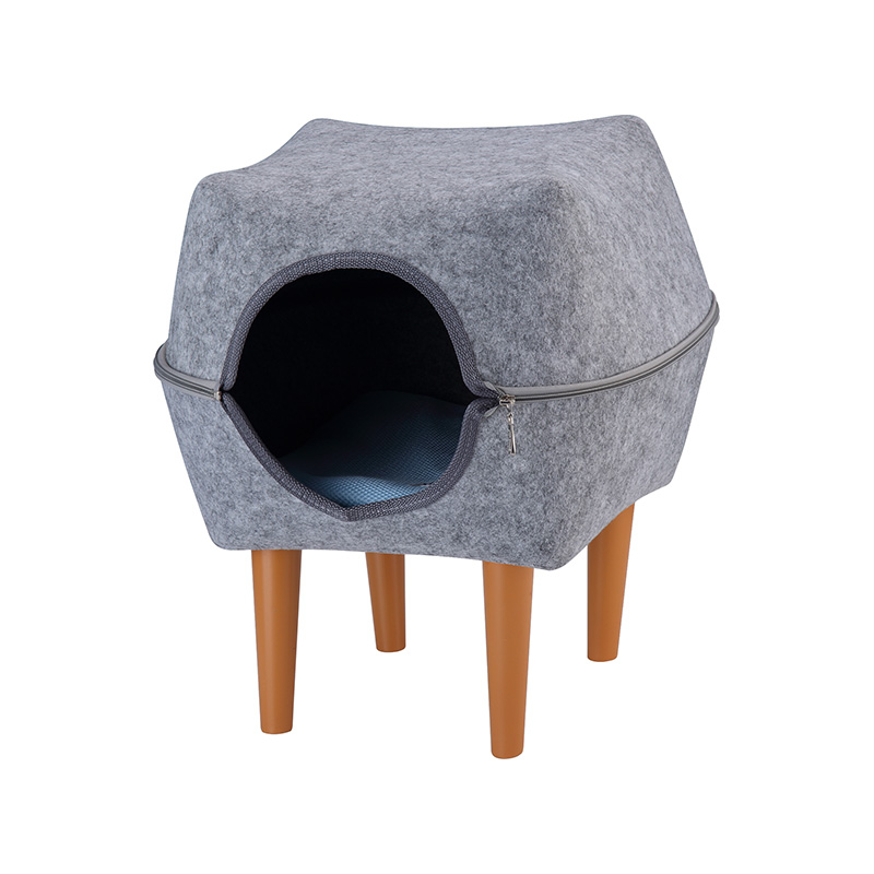 Square Stool Felt Nest