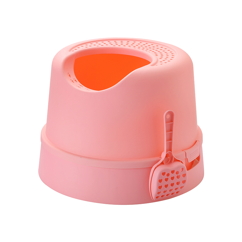 Round Bucket Cat Litter Box