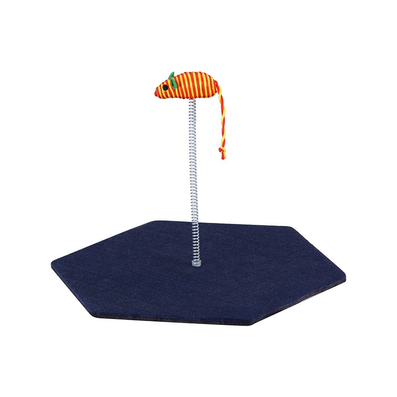 Felt Cat Teaser Hexagon Toy